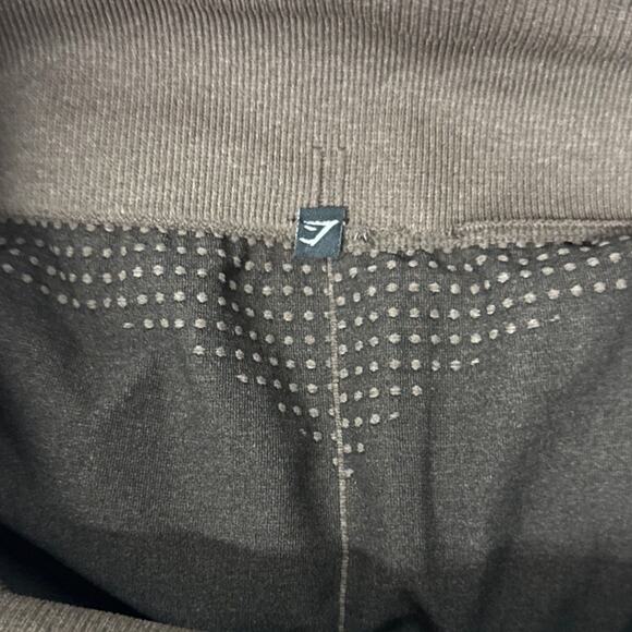 Gymshark Womens Vital Seamless 2.0 Chocolate Brown Compression Fit Shorts Small - Picture 3 of 7
